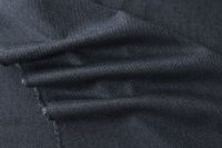 ткань костюмная шерсть синяя в рубчик