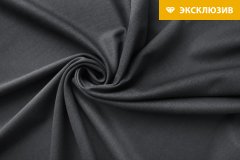 ткань костюмная вискоза премиум-качества серого цвета Италия